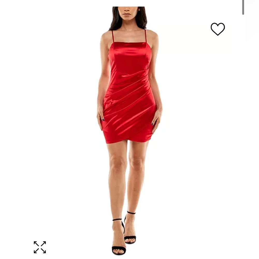 Emerald Sundae Ruched Asymmetrical Bodycon Dress